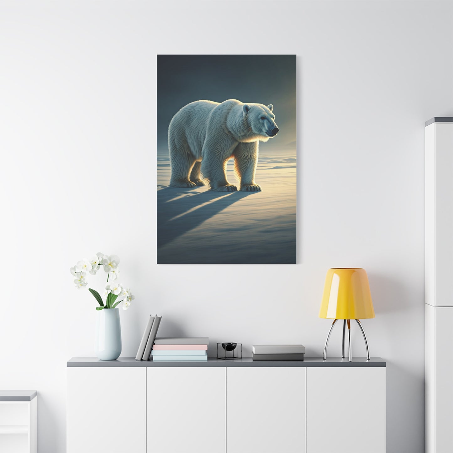 Arctic Glow Polar Bear Wall Art & Canvas Prints