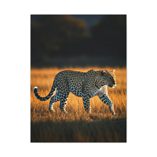 Lone Cheetah in Tall Grass Wilderness Wall Art & Canvas Prints