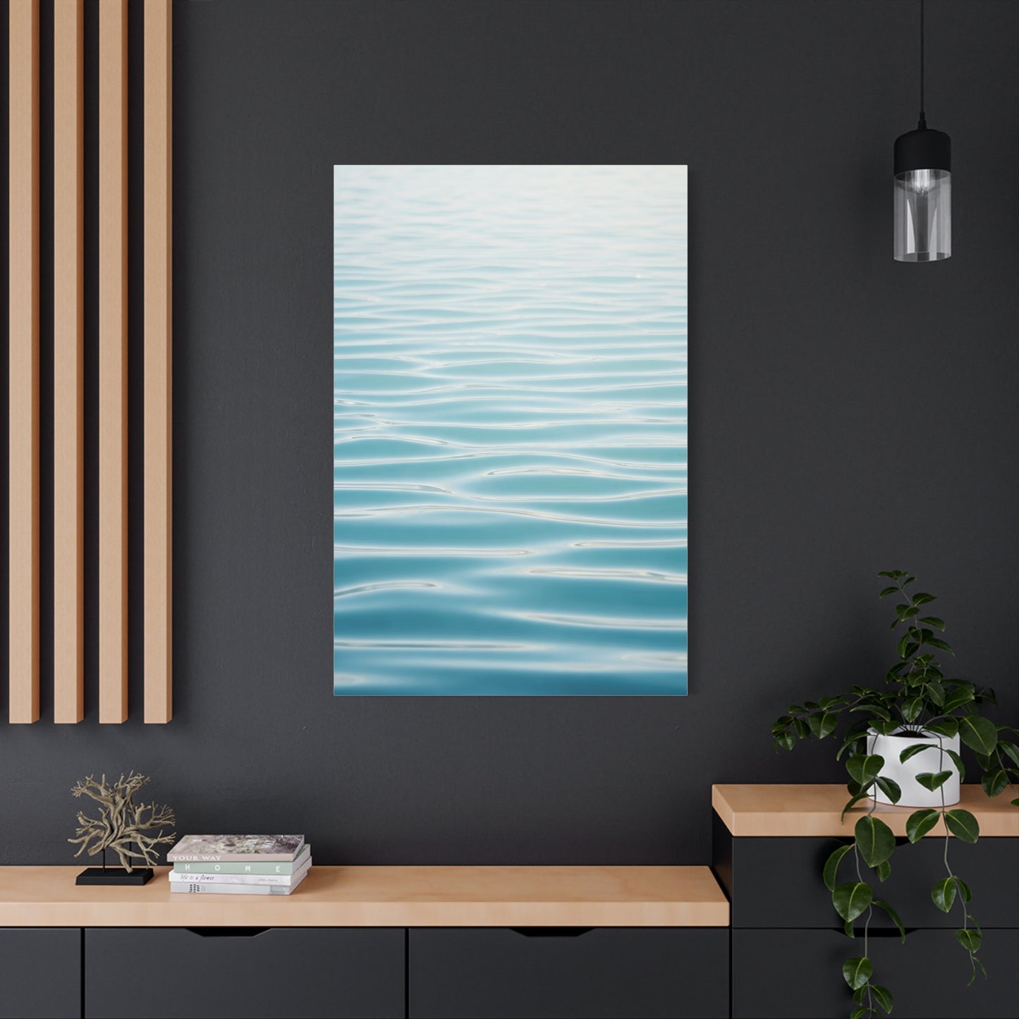 Calm Water Ripple Reflection Wall Art & Canvas Prints