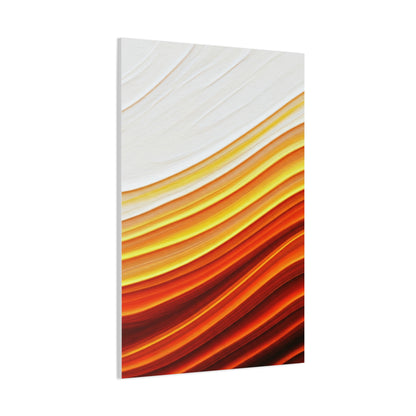 Golden Ember Flow Abstract Wall Art & Canvas Prints