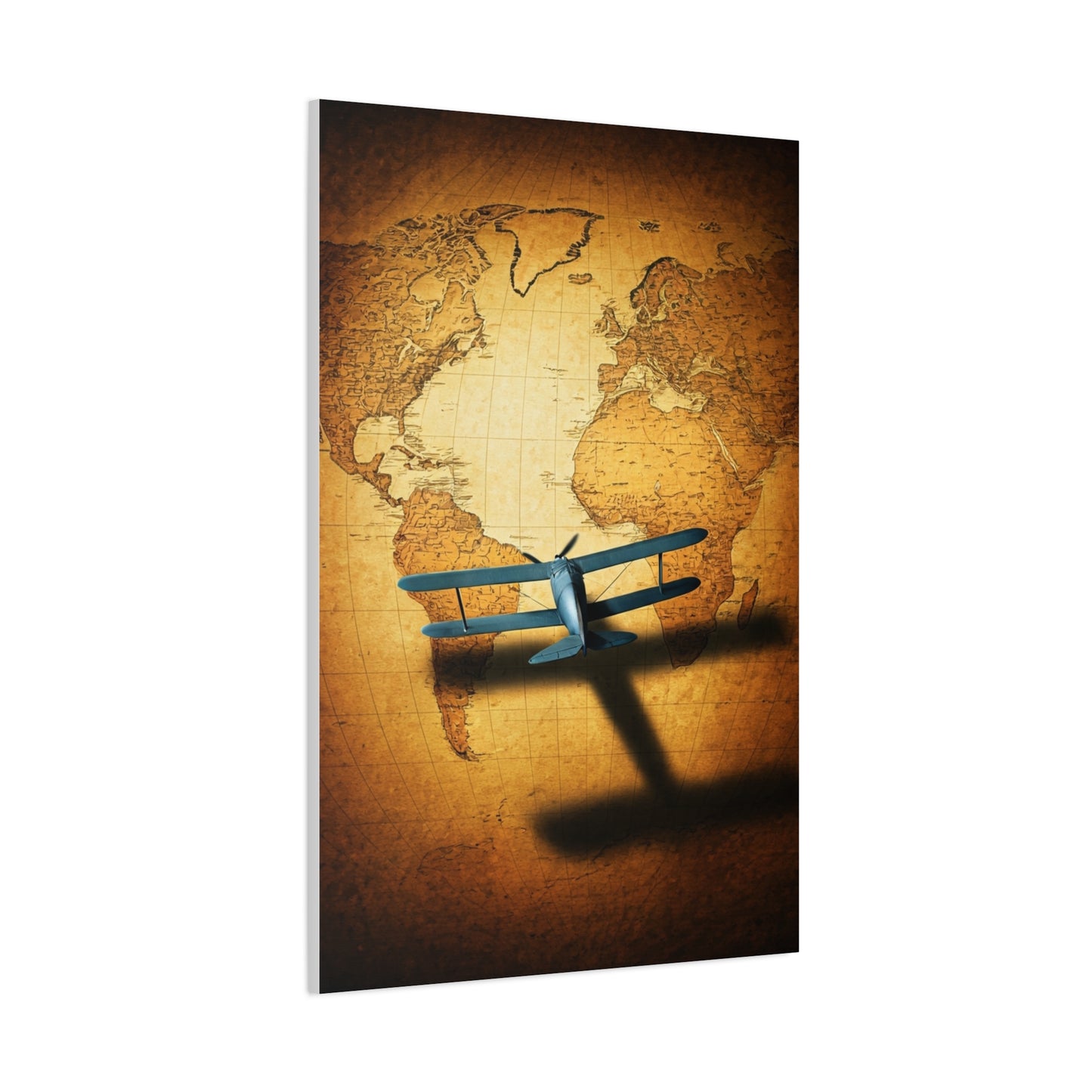 Antique Twin Hemisphere Map Wall Art & Canvas Prints