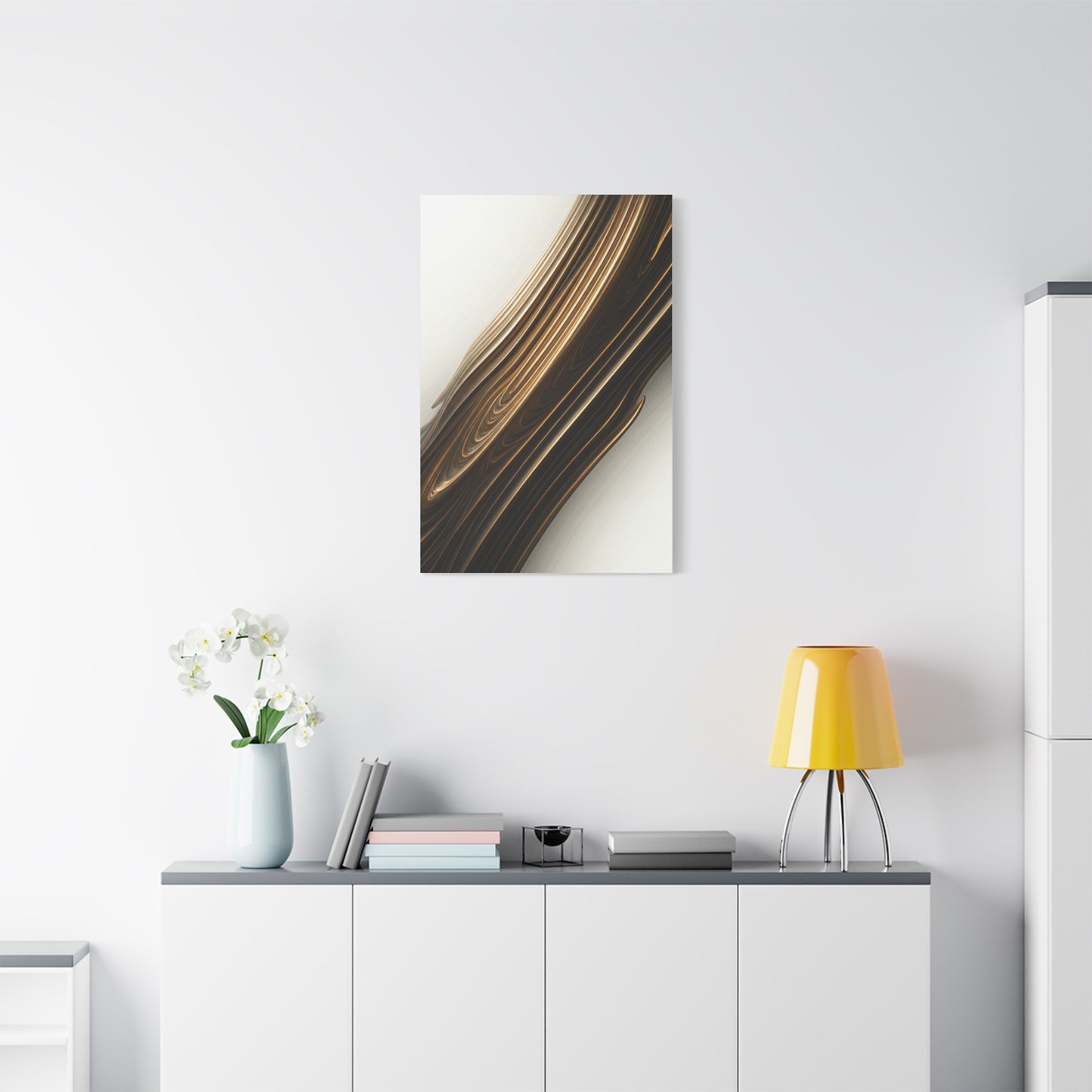 Golden Drift Flow Wall Art & Canvas Prints