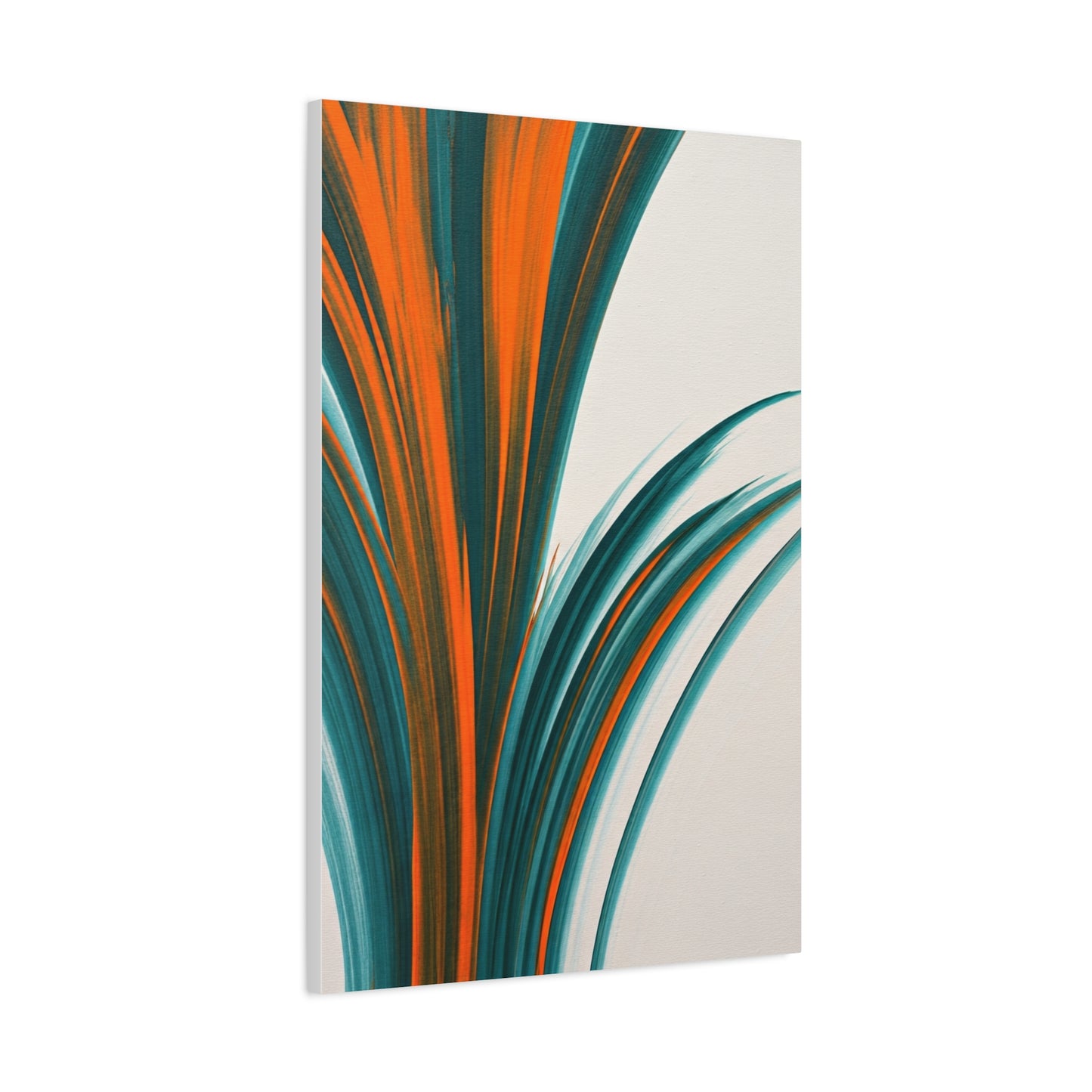 Vertical Flowing Arcs Abstract Wall Art & Canvas Prints