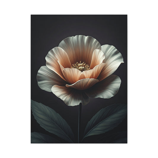 Single Bloom Elegance Floral Wall Art & Canvas Prints