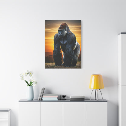 Majestic Gorilla Strength Portrait Wall Art & Canvas Prints