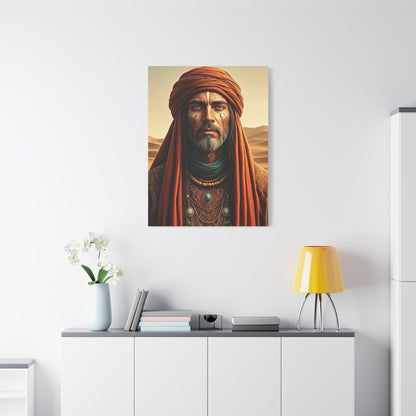 Desert Elder with Tribal Markings Wall Art & Canvas Prints