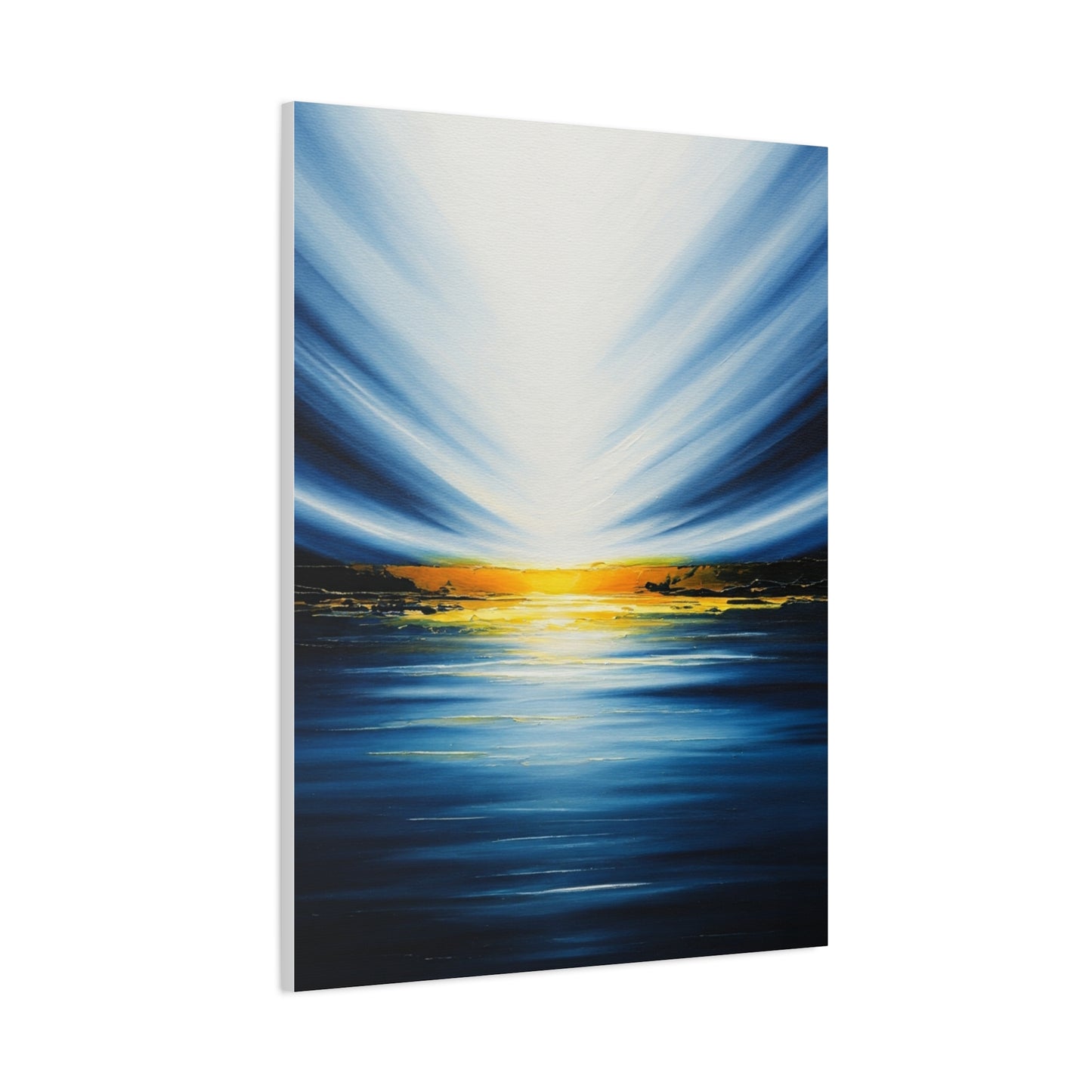 Radiant Horizon Abstract Seascape Wall Art & Canvas Prints