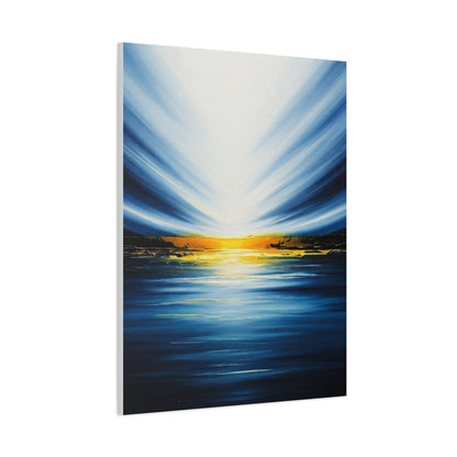 Radiant Horizon Abstract Seascape Wall Art & Canvas Prints