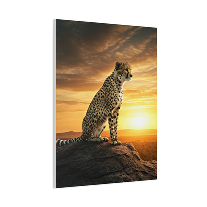 Giraffe at Dawn Wall Art & Canvas Prints