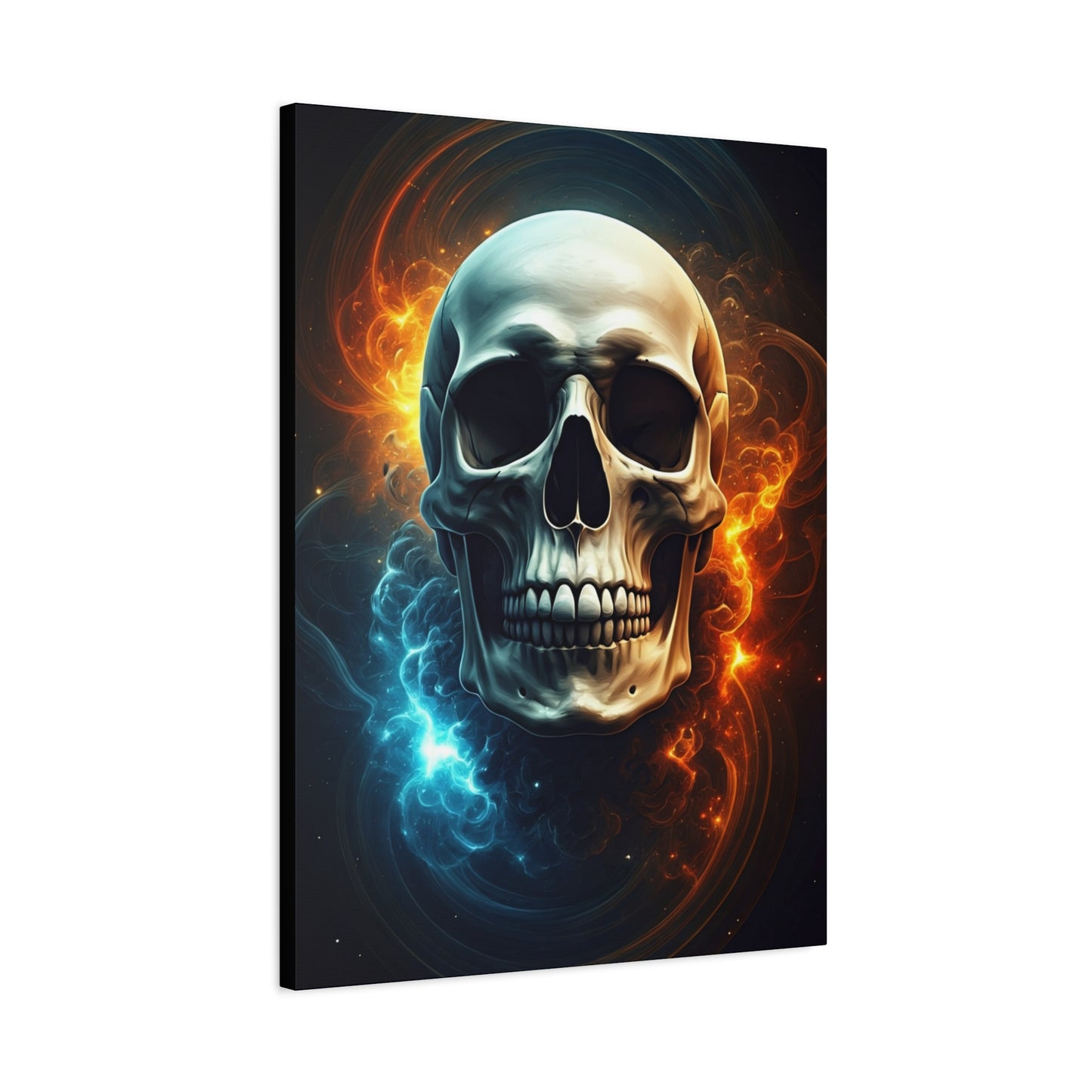 Elemental Duality Skull Wall Art & Canvas Prints