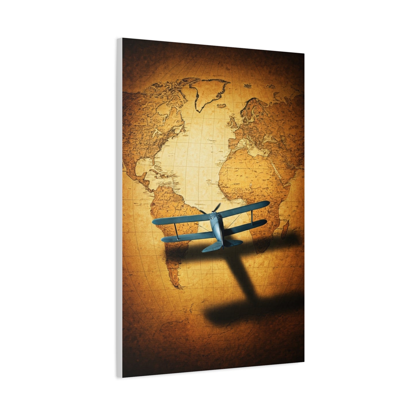 Antique Twin Hemisphere Map Wall Art & Canvas Prints