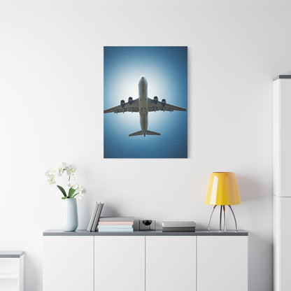 Airplane Ascent Into the Open Sky Wall Art & Canvas Prints