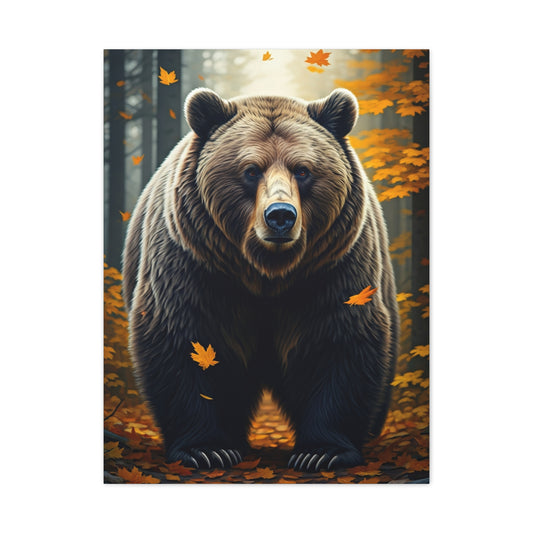 Autumn Forest Guardian Bear Wall Art & Canvas Prints