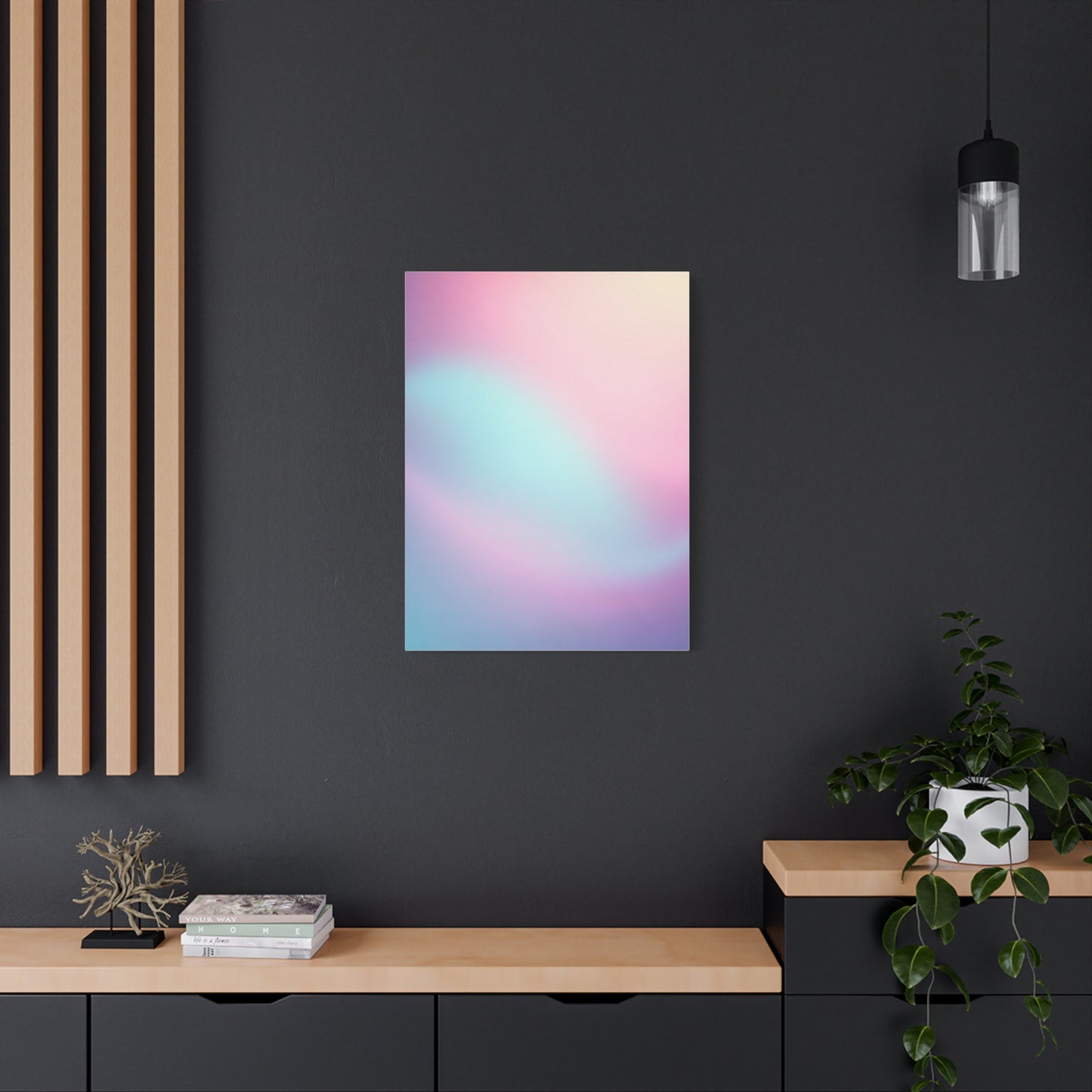 Ethereal Blush Gradient Wall Art & Canvas Prints