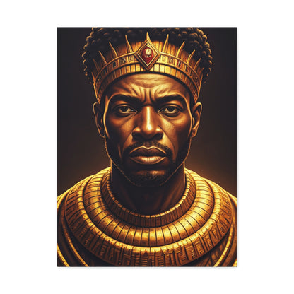 Golden Sovereign King Portrait Wall Art & Canvas Prints