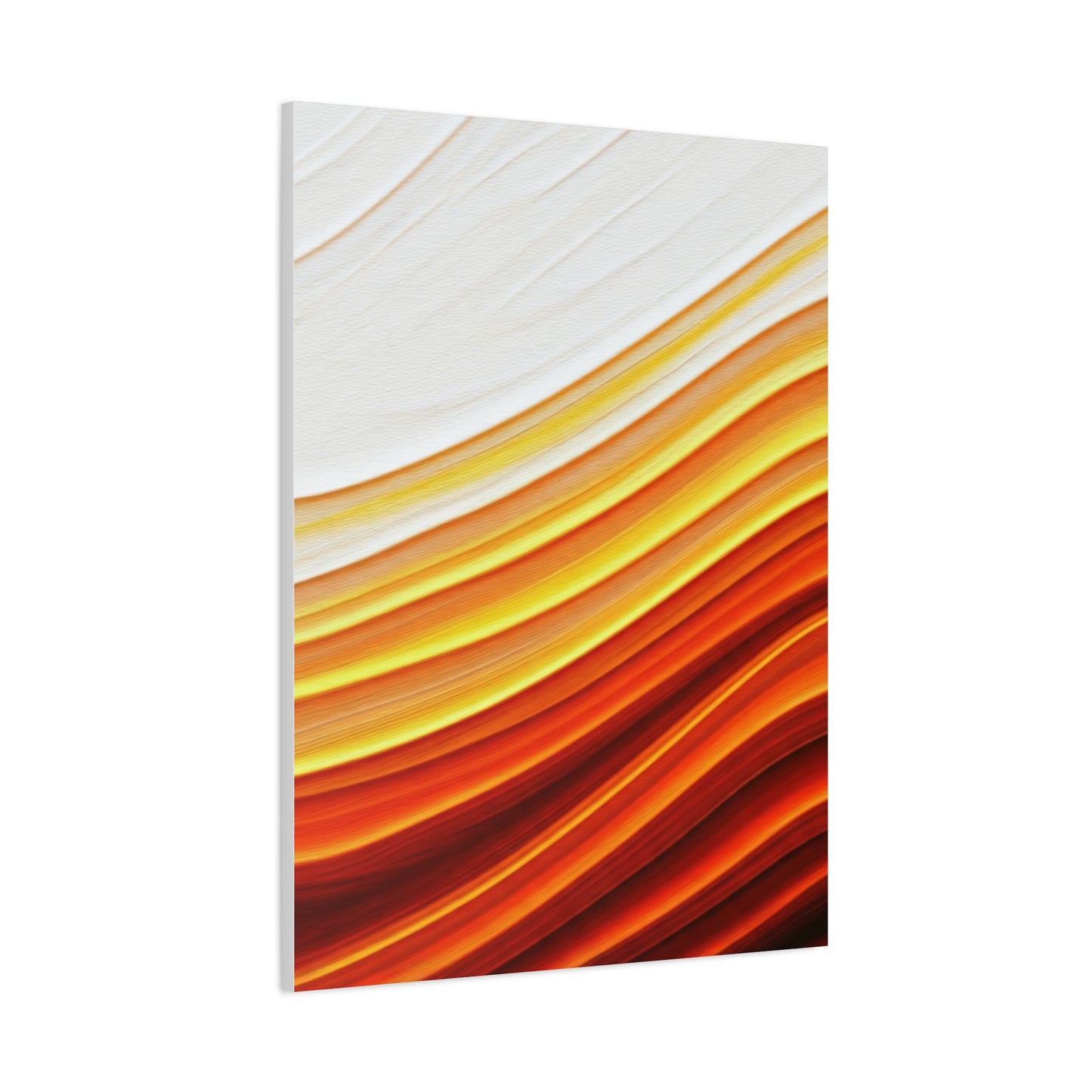 Golden Ember Flow Abstract Wall Art & Canvas Prints
