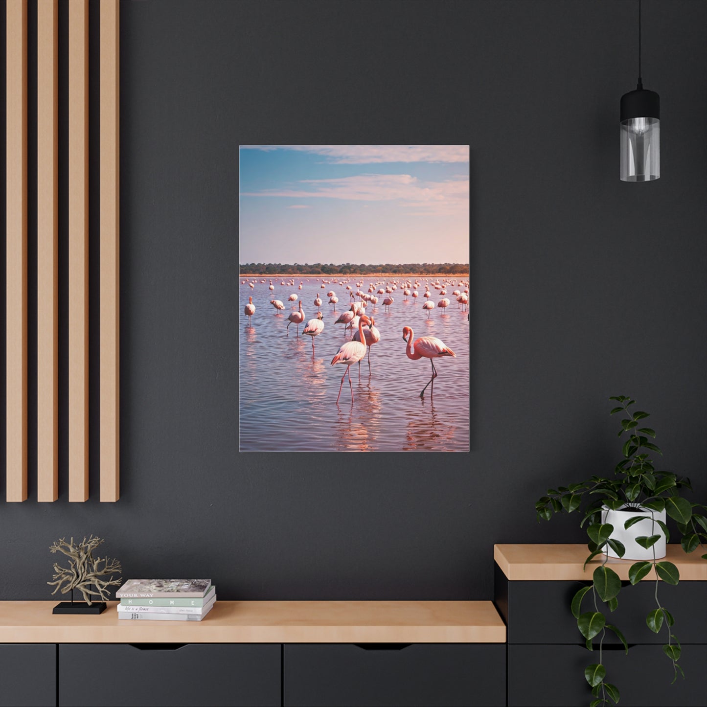 Crocodile Sunset Waterscape Wall Art & Canvas Prints