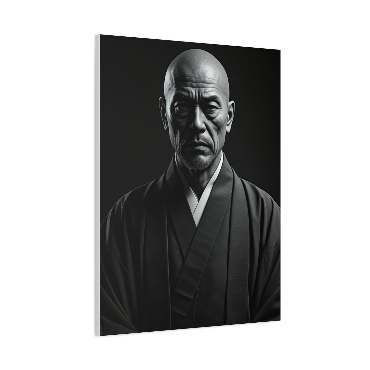 Stoic Figure in Minimalist Portrait Wall Art & Canvas Prints