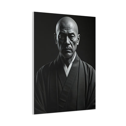 Stoic Figure in Minimalist Portrait Wall Art & Canvas Prints