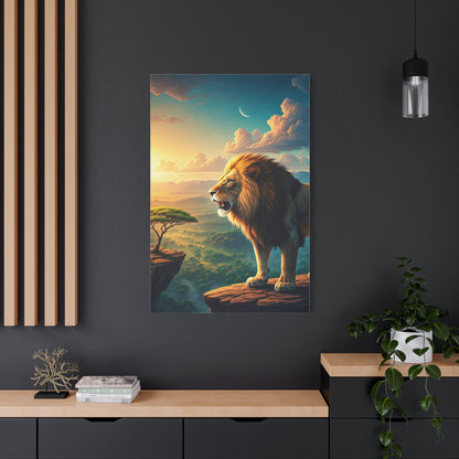 Lion Over the Horizon Majesty Wall Art & Canvas Prints