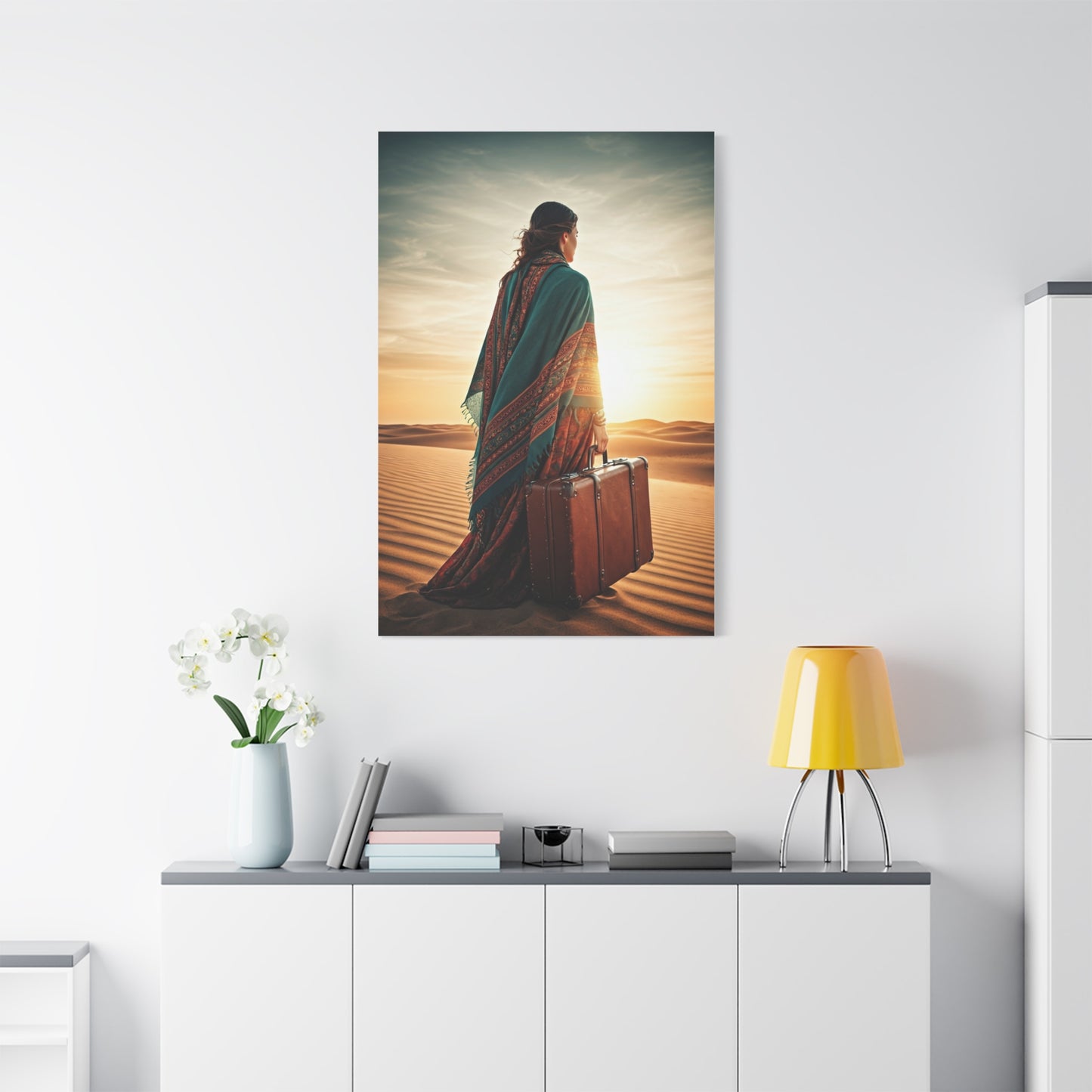 Desert Journey at Golden Hour – Wall Art & Canvas Prints