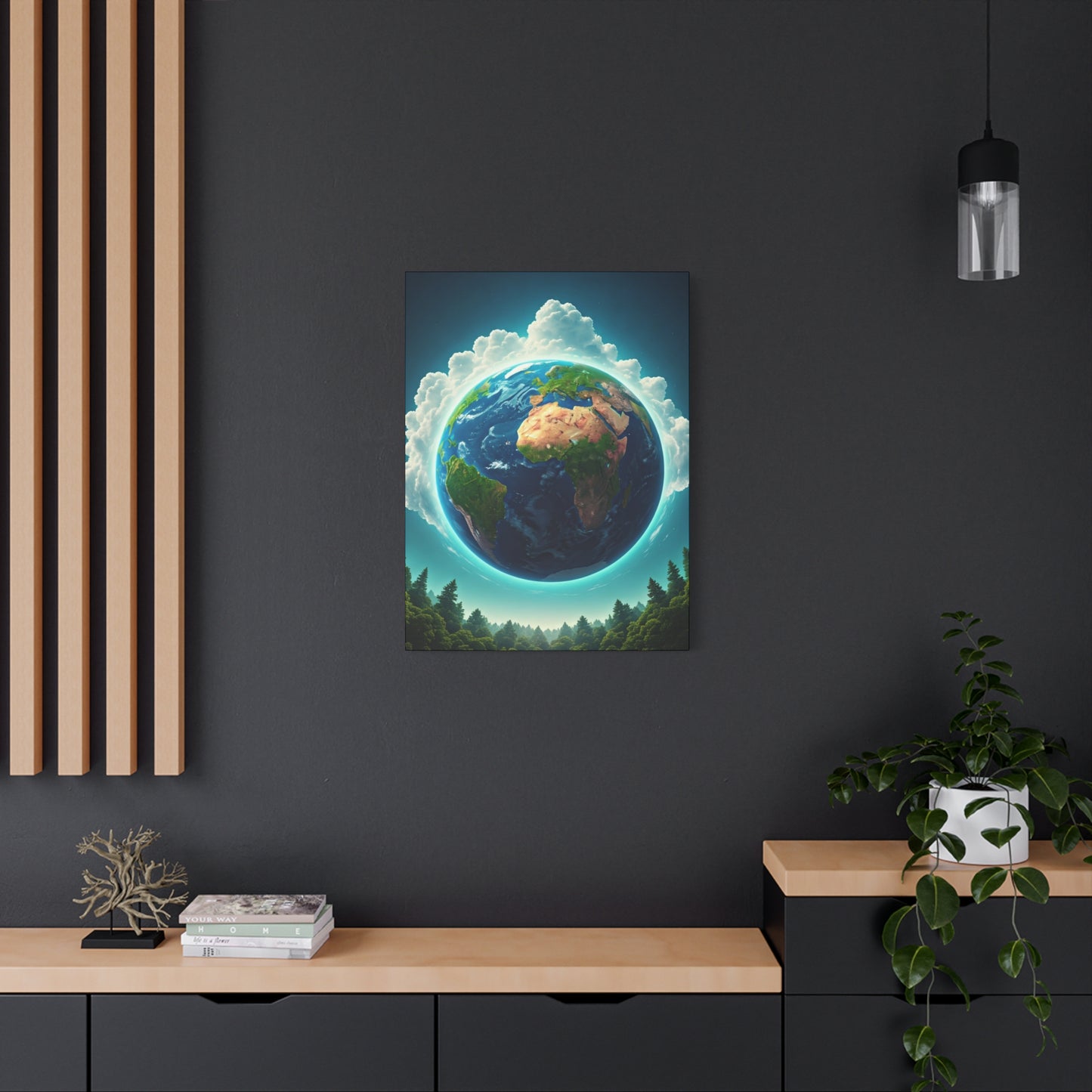 Earth Embraced by Nature Wall Art & Canvas Prints