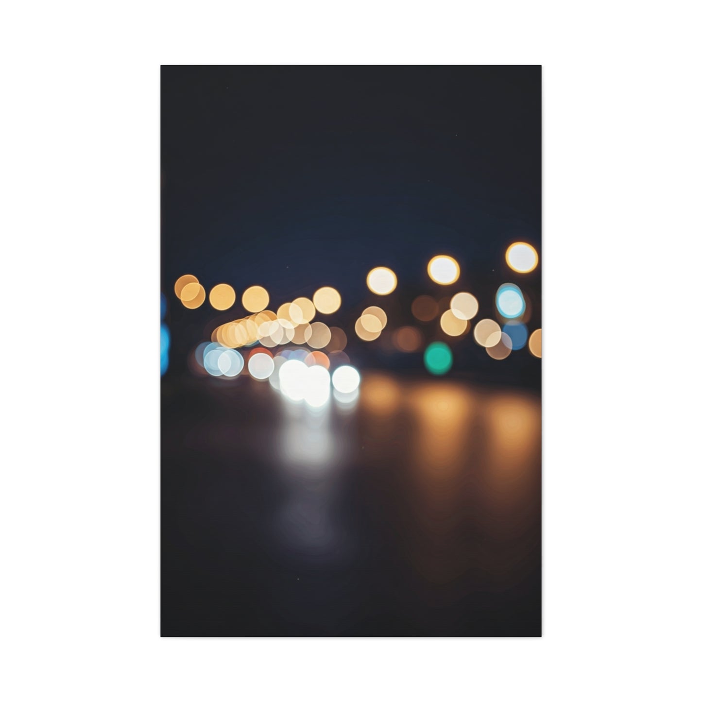 Abstract City Lights Bokeh Wall Art & Canvas Prints
