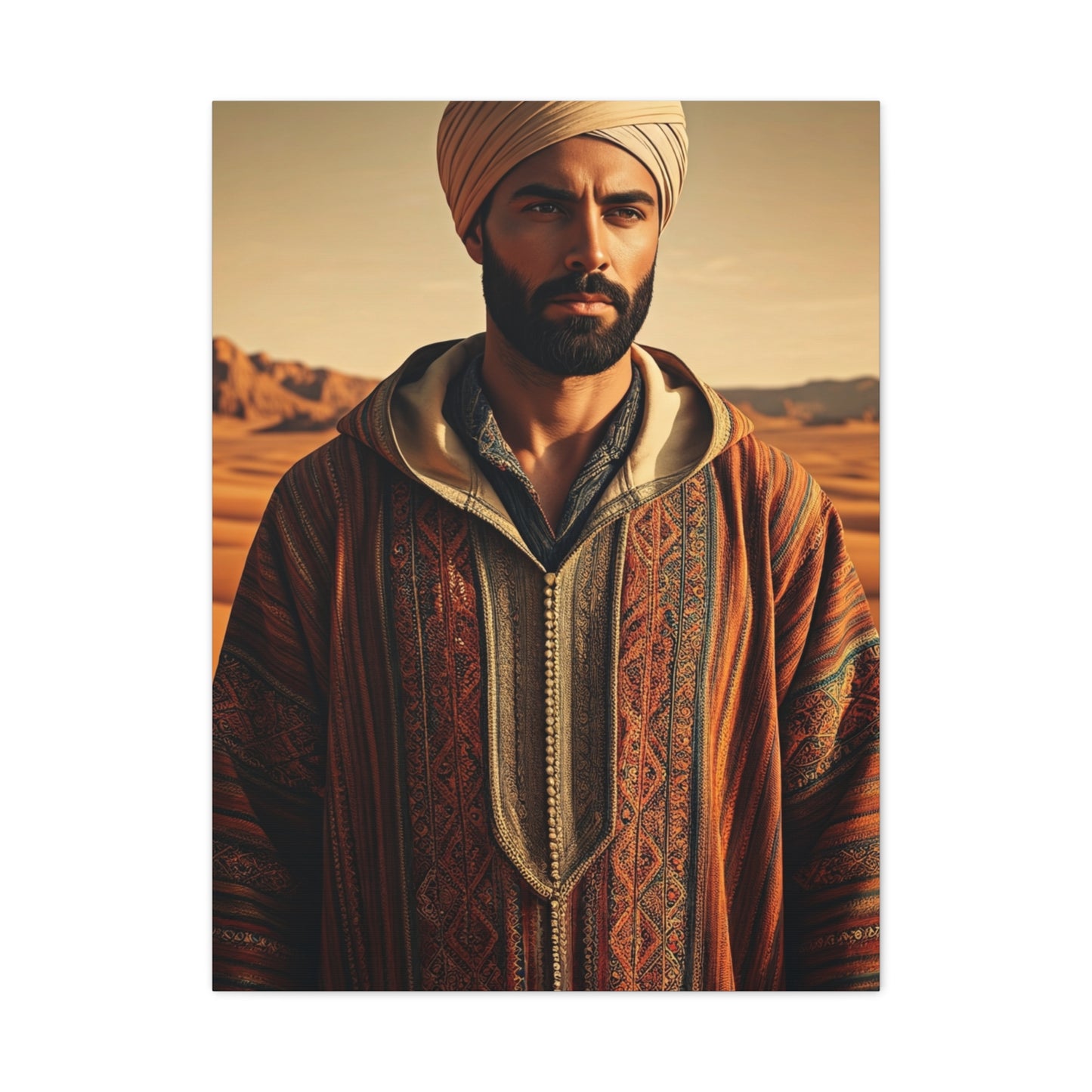 Nomadic Desert Soul Portrait Wall Art & Canvas Prints