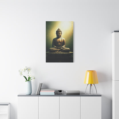 Serene Emerald Buddha Meditation Wall Art & Canvas Prints