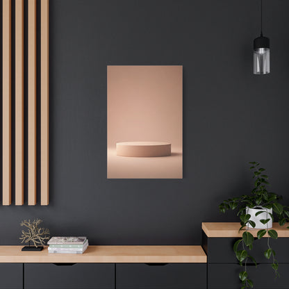 Soft Round Pedestal Minimal Display Wall Art & Canvas Prints