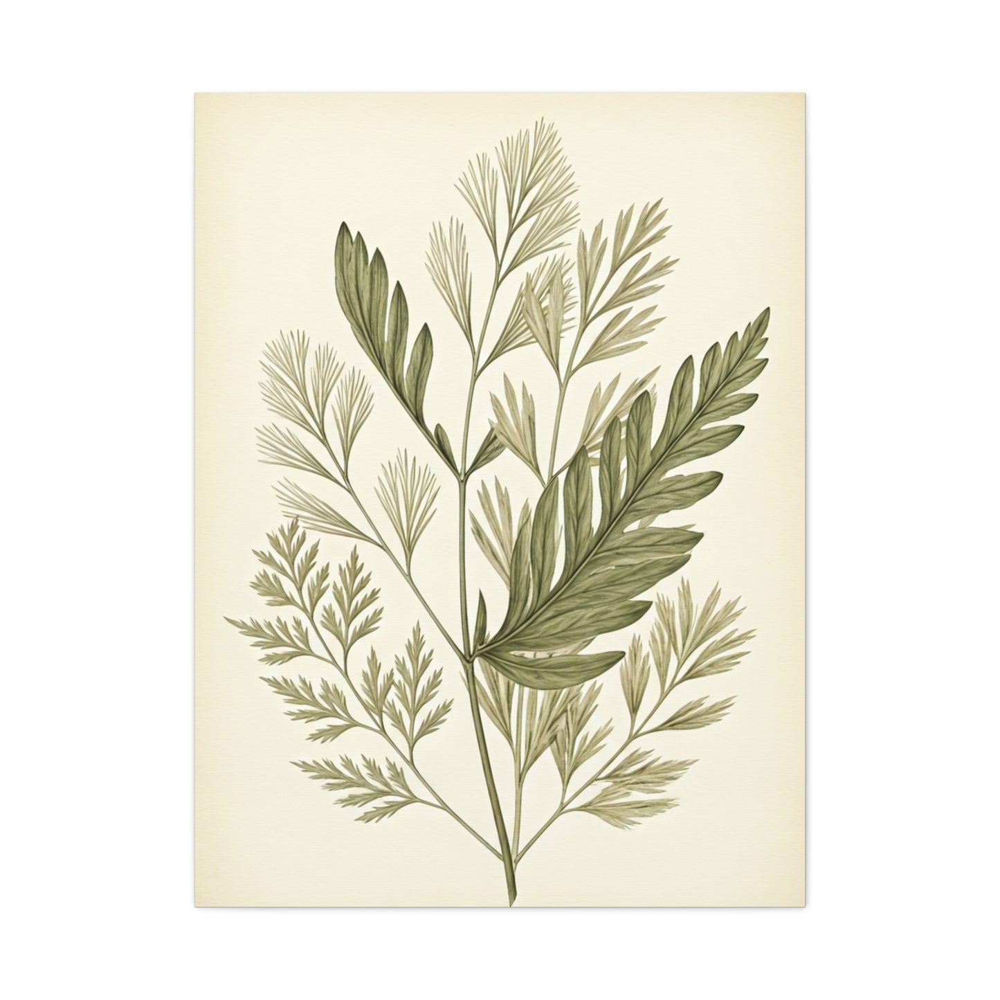 Wild Leaf Collection Illustration Wall Art & Canvas Prints
