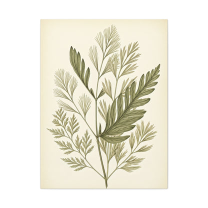 Wild Leaf Collection Illustration Wall Art & Canvas Prints