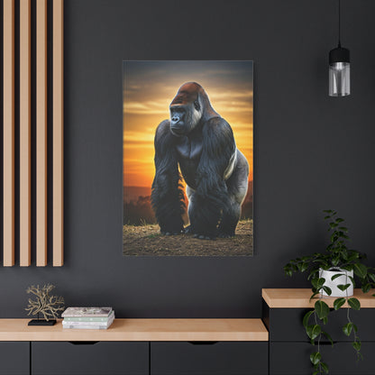 Majestic Gorilla Strength Portrait Wall Art & Canvas Prints