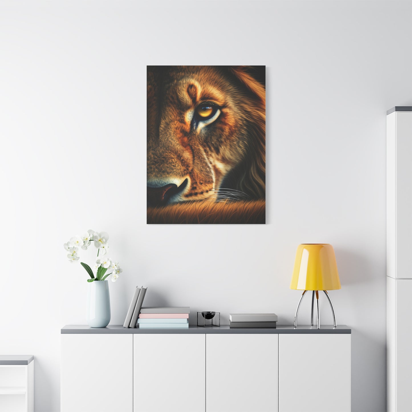 Lion’s Intensity Wall Art & Canvas Prints