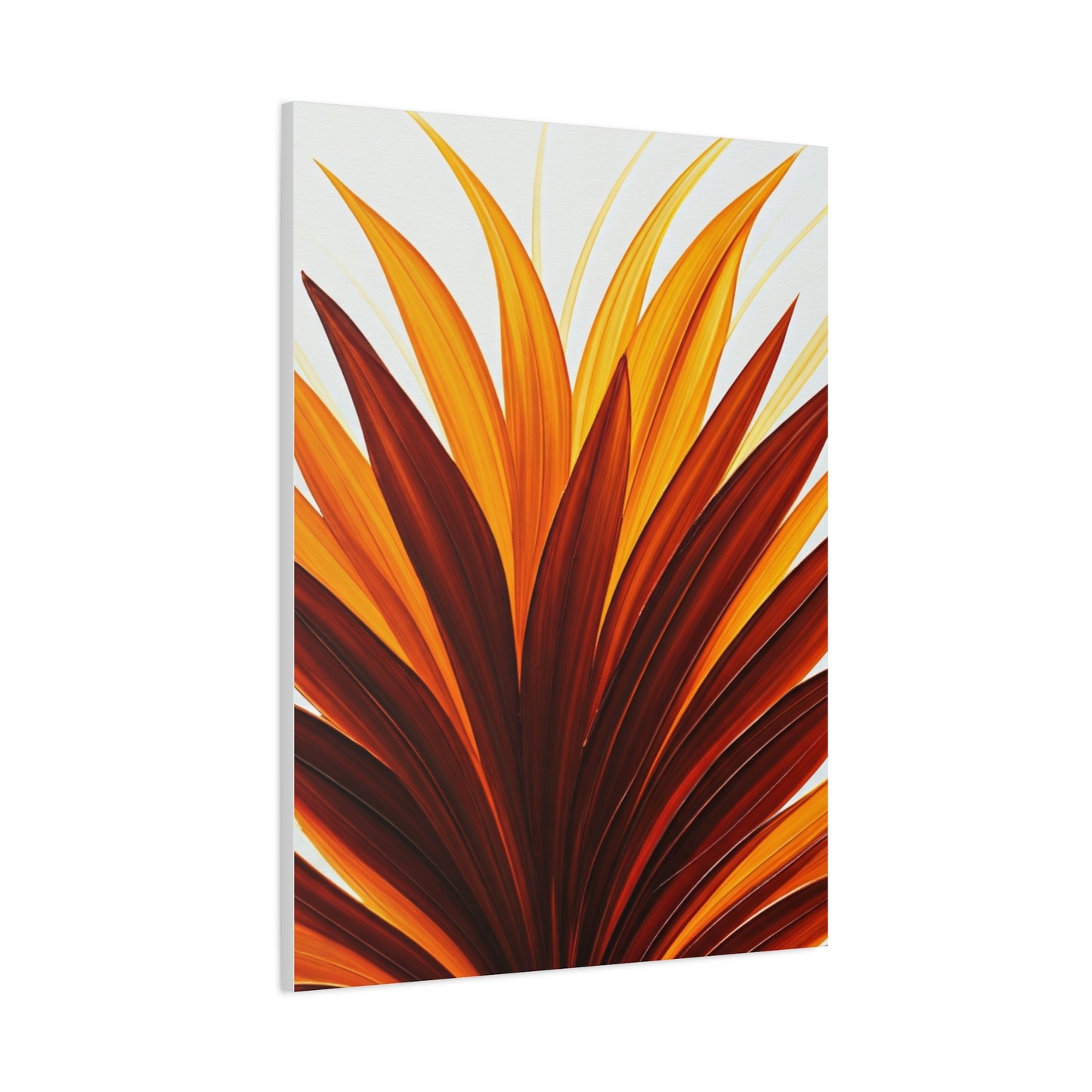 Radiant Flame Petals Abstract Wall Art & Canvas Prints