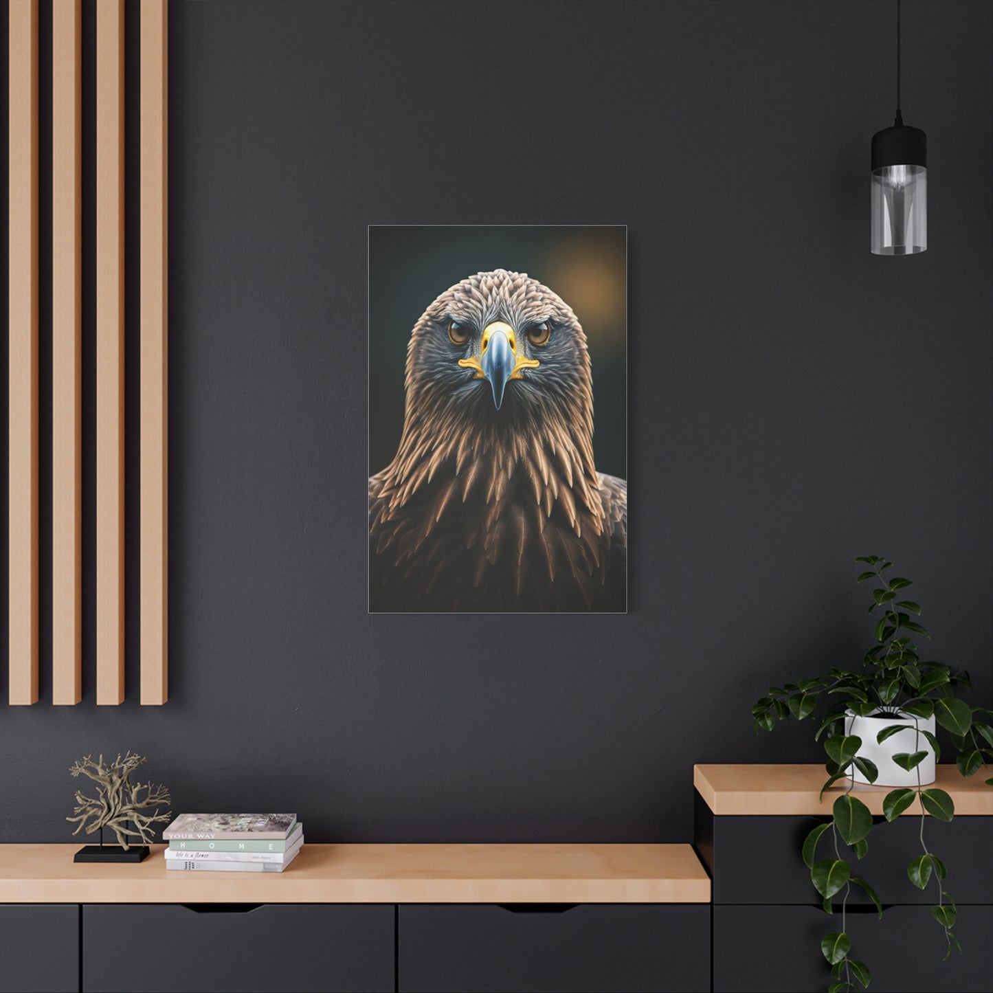Intense Golden Eagle Close-Up Wall Art & Canvas Prints
