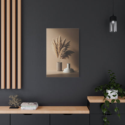 Pampas Grass Neutral Still Life Wall Art & Canvas Prints