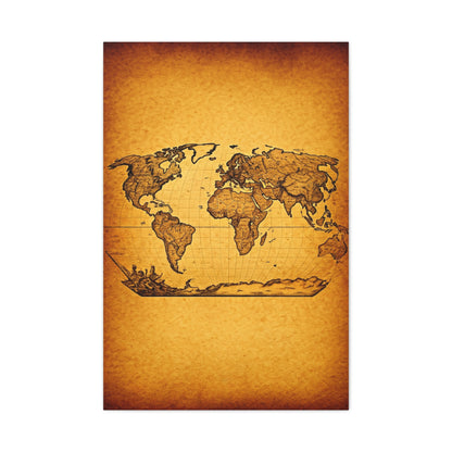 Antique Coastal Expedition Map Wall Art & Canvas Prints