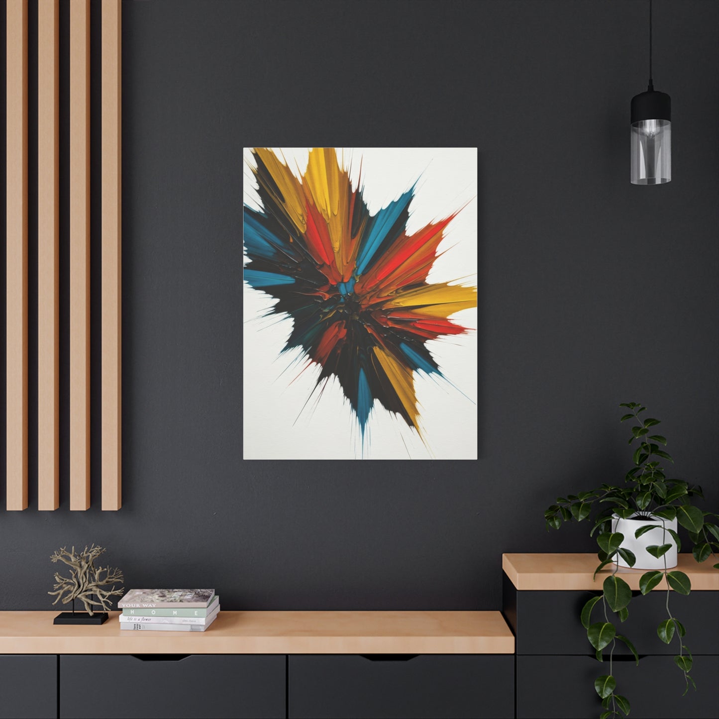 Warm Fragmented Abstract Wall Art & Canvas Prints