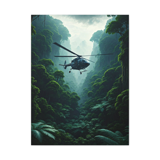 Jungle Canyon Flight Expedition Wall Art & Canvas Prints