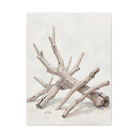 Weathered Driftwood Sculpture Wall Art & Canvas Prints