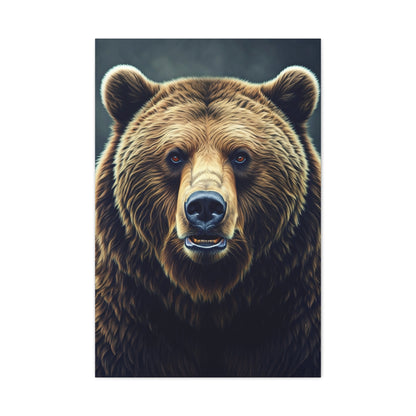 Golden Hour Bear in Pine Forest Wall Art & Canvas Prints
