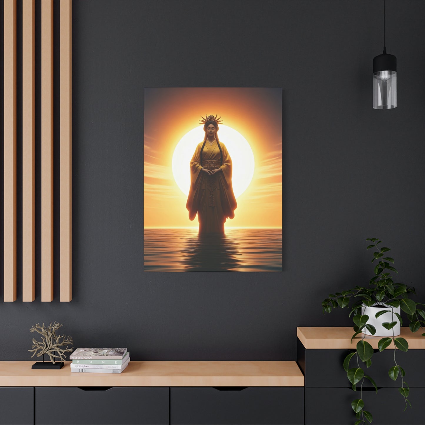 Golden Horizon Goddess Wall Art & Canvas Prints