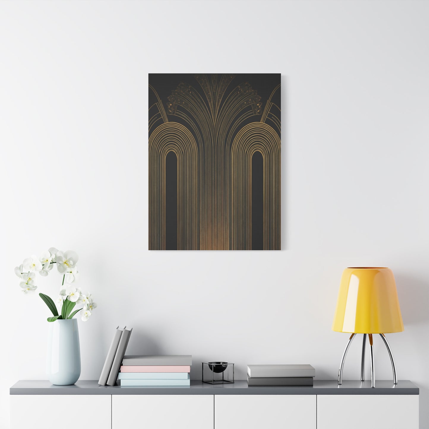 Golden Archway Symphony Art Deco Wall Art & Canvas Prints