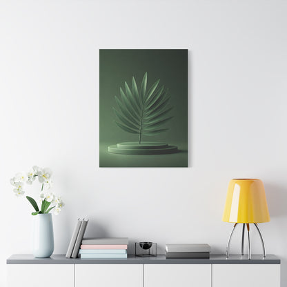 Sculpted Palm Leaf Minimalist Wall Art & Canvas Prints