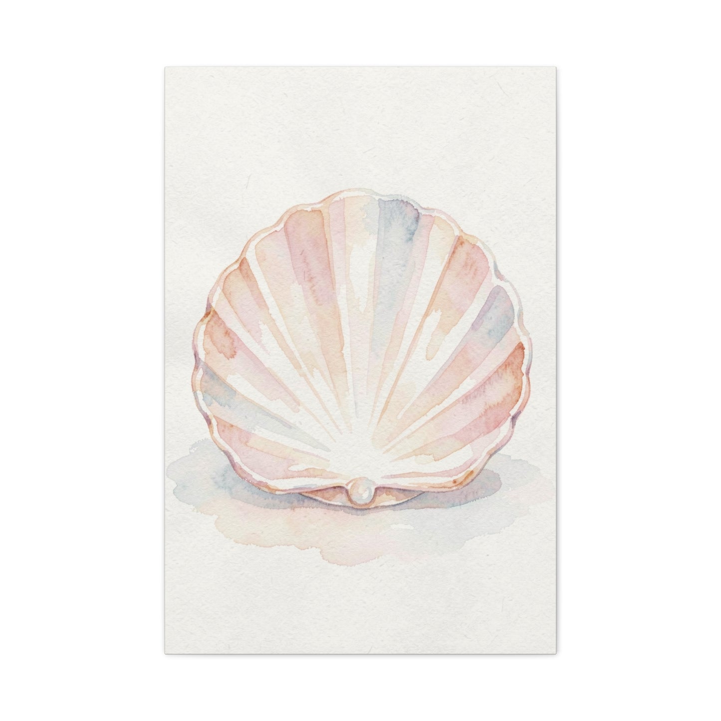 Blush Shell Elegance Wall Art & Canvas Prints