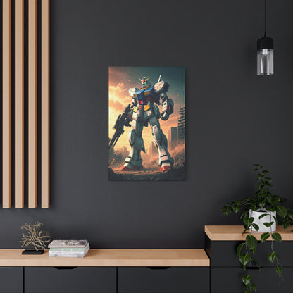 Mecha Guardian of the Ruins Wall Art & Canvas Prints