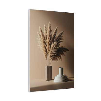 Pampas Grass Neutral Still Life Wall Art & Canvas Prints