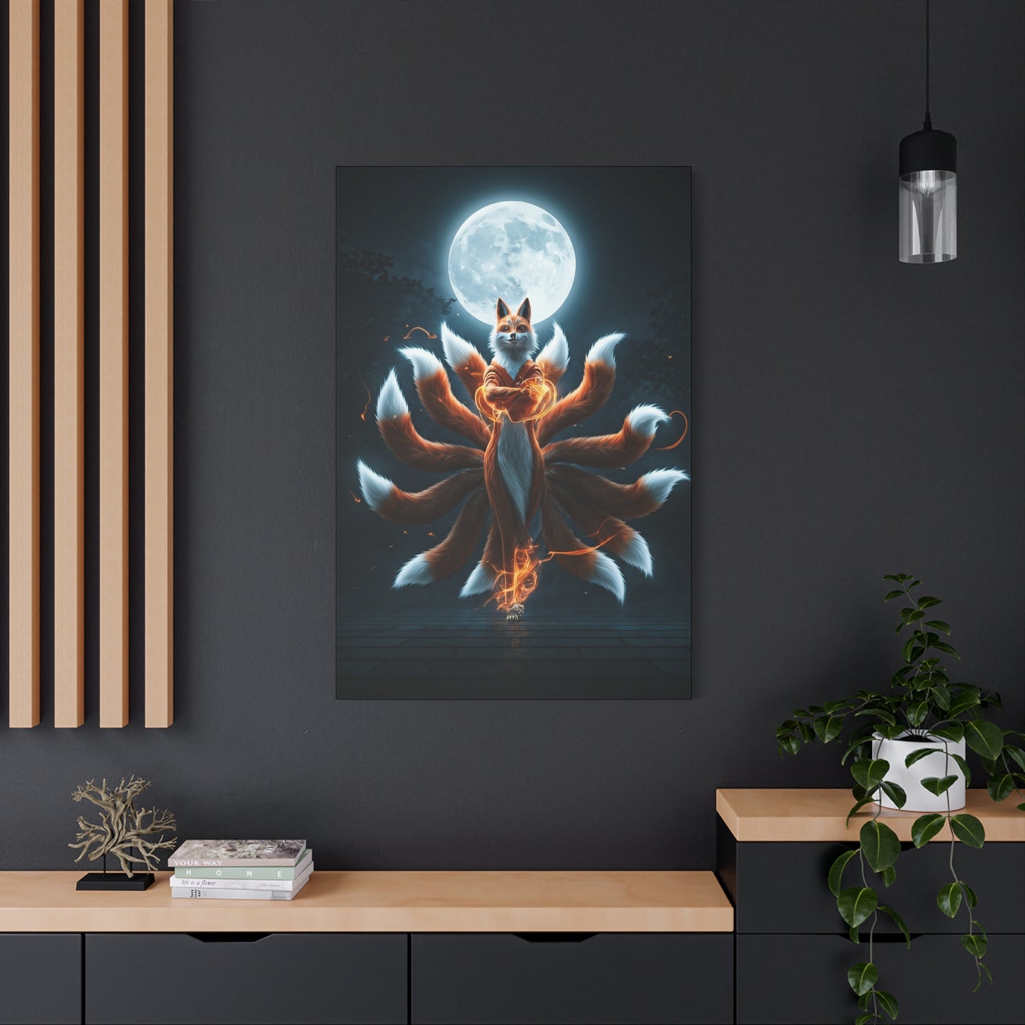 Lunar Fox Spirit Wall Art & Canvas Prints