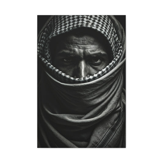 Eyes of Endurance Black & White Portrait Wall Art & Canvas Prints